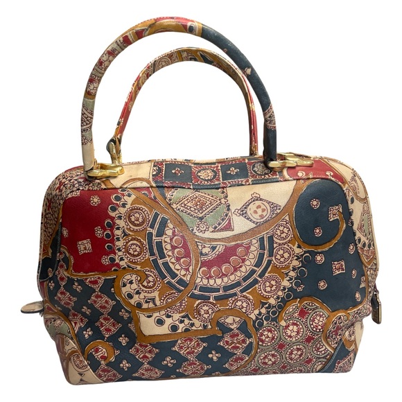 Vintage Lisette Tapestry Doctor Bag Style Handbag - Picture 1 of 15
